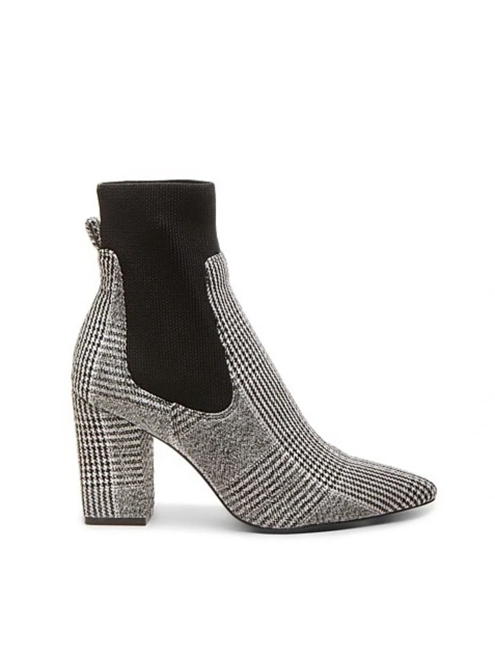 NWB Steve Madden “Richter” Plaid Knit Sock Ankle Boots Size 7